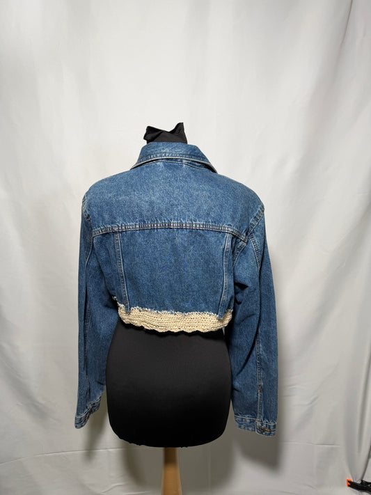 Crochet Denim Jacket