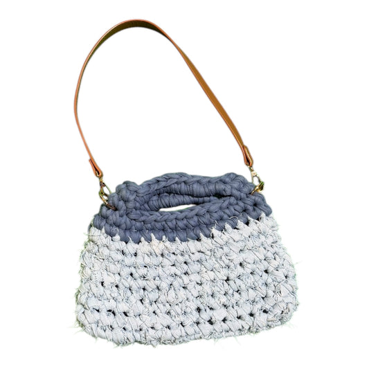 Imo Denim Tshirt Crochet Bag