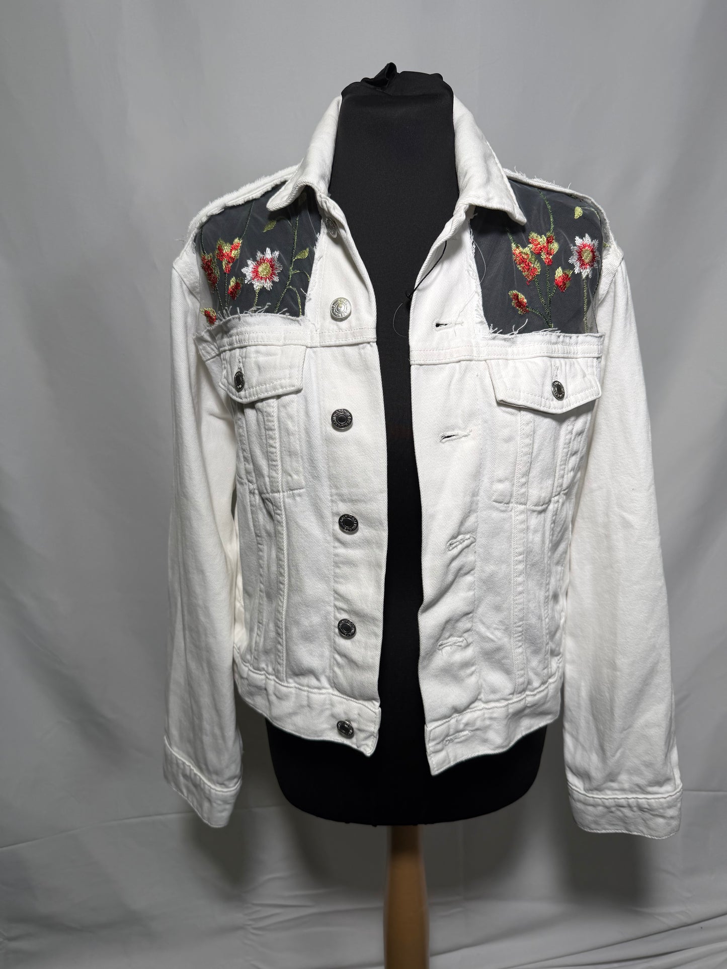 White Denim Jacket