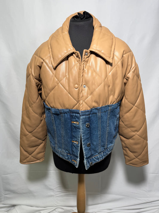 Quilted Denim Jacket