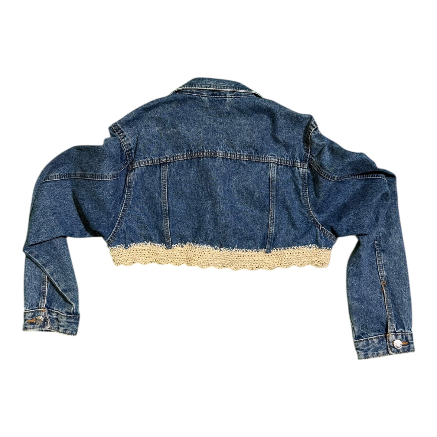 Crochet Denim Jacket