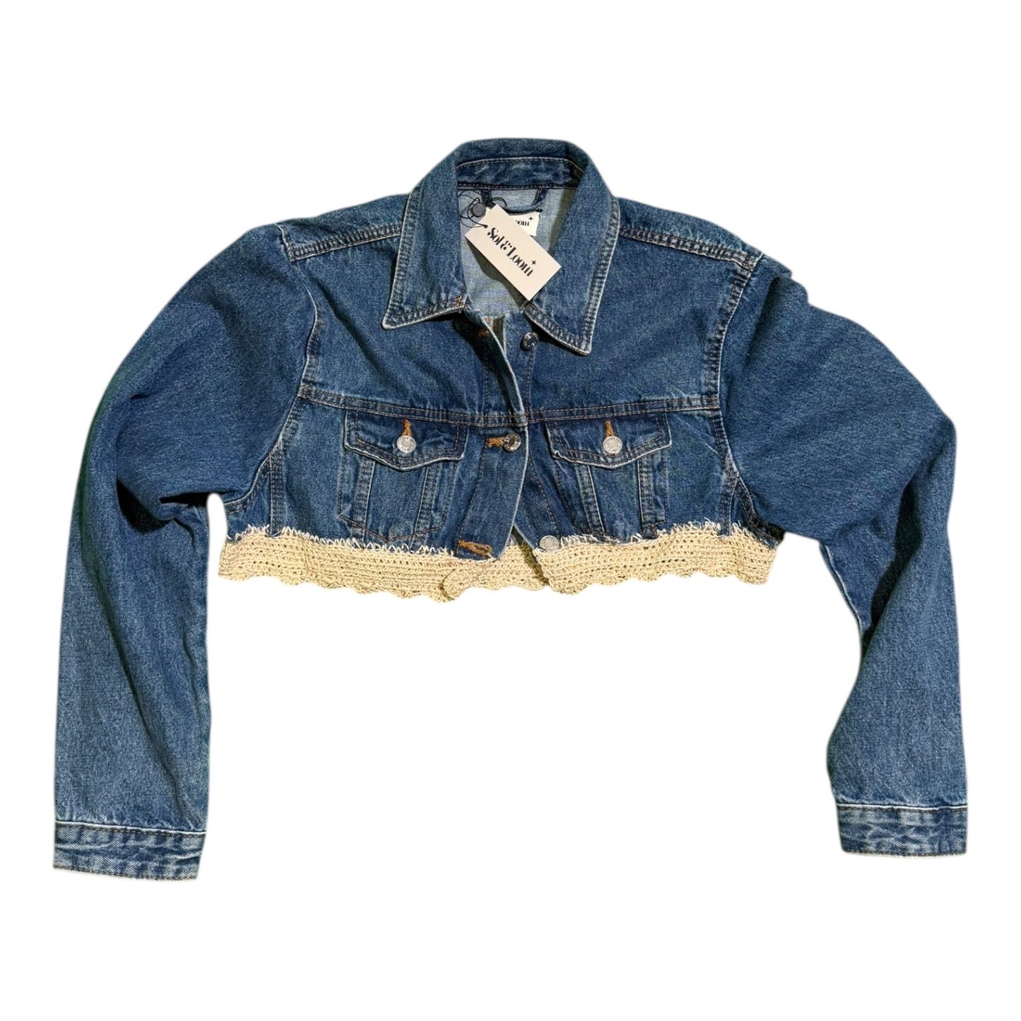 Crochet Denim Jacket