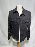 Starry Black Denim Jacket