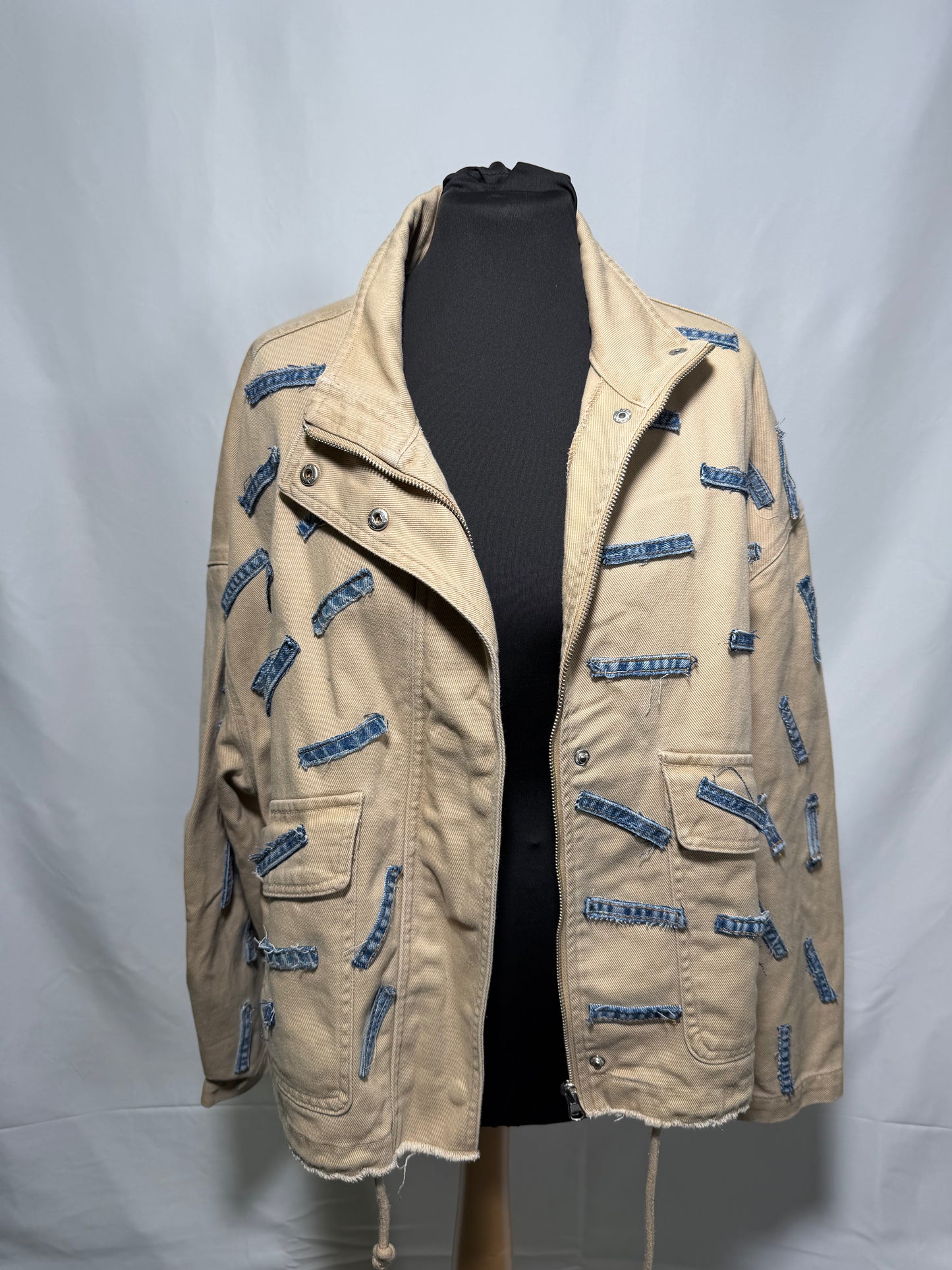 Zipped Funnel Jacket