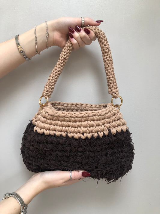 Chocca Mokka Crochet Bag