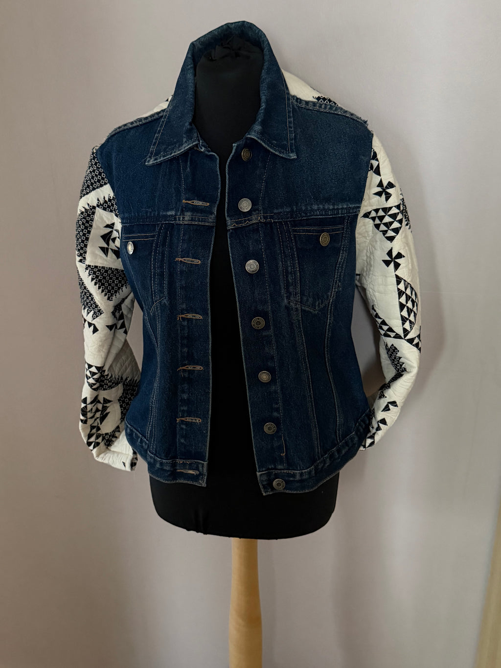 Aztec denim